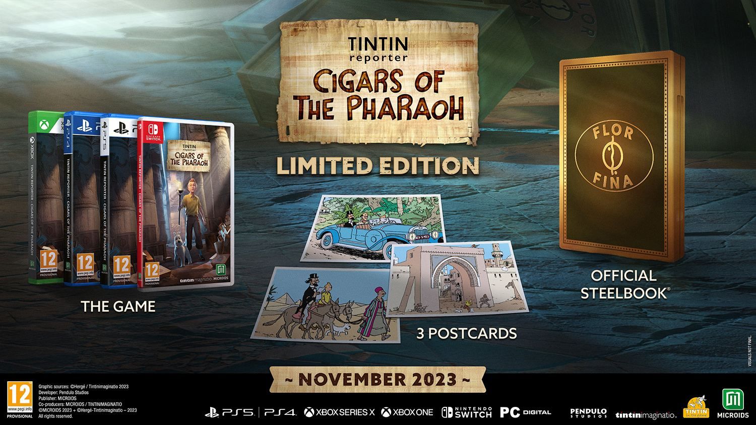 Tintin Reporter: Cigars Of The Pharaoh [Limited Edition] Switch - vue 3