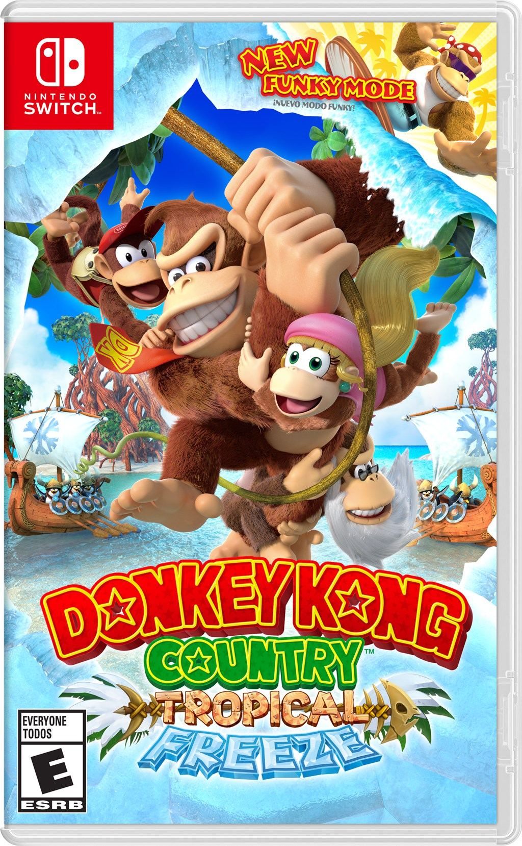 Nintendo Donkey Kong Country: Tropical Freeze Swith Basic Nintendo Switch Videogioco Donkey Kong Country: Tropical Freeze - vue 2