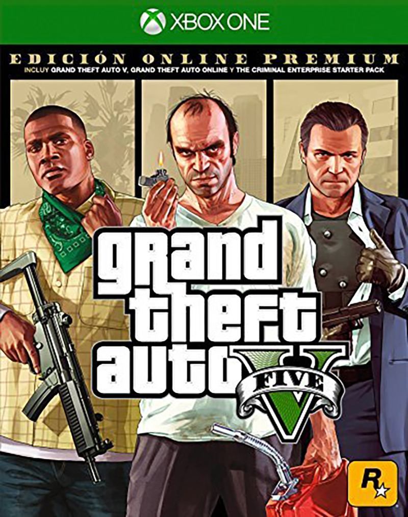 Grand Theft Auto V: Premium Online Edition Latam Cover Xbox One Us