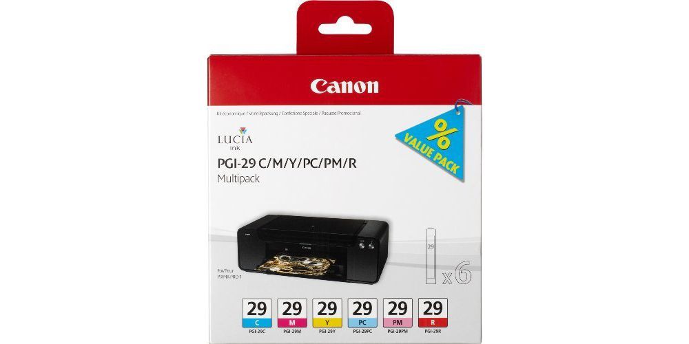 Cartouche d'encre 6 cartouches couleur PGI - vue 3