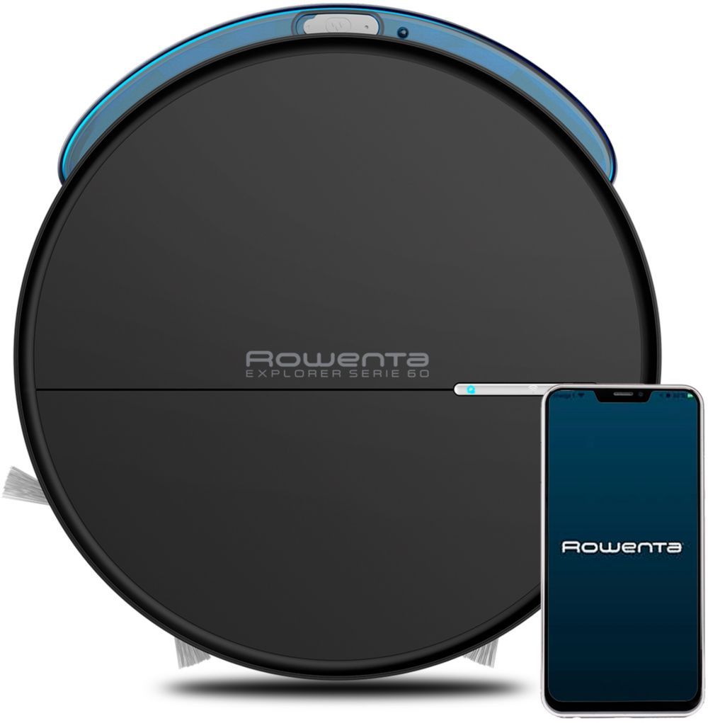 Robot Aspirateur Laveur Rowenta RR7455WH X-PLORER Serie 60