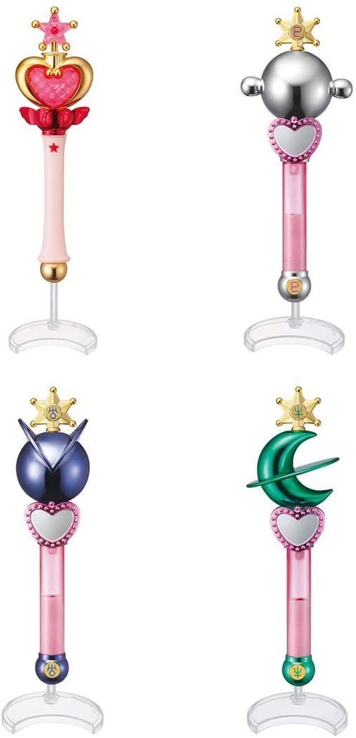 Bishoujo Senshi Sailor Moon Sailor Moon Sailor Moon Stick & Rod 3 All 4 Kinds Full Set [Import Japonais]