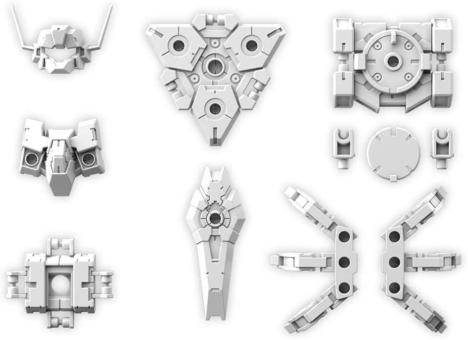30mm Optional Armor For Commander Aircraft [For Rabiot / White] 1/144 Scale Color-Coded Plastic Model [Import Japonais]