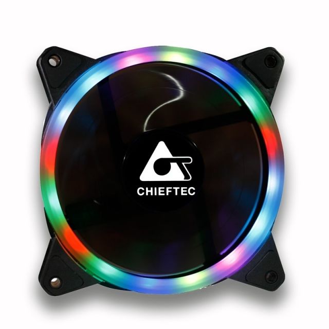 Chieftec AF 12RGB système de refroidissement d'ordinateur Ventilateur 12 cm 1 pièce Neuf - vue 2