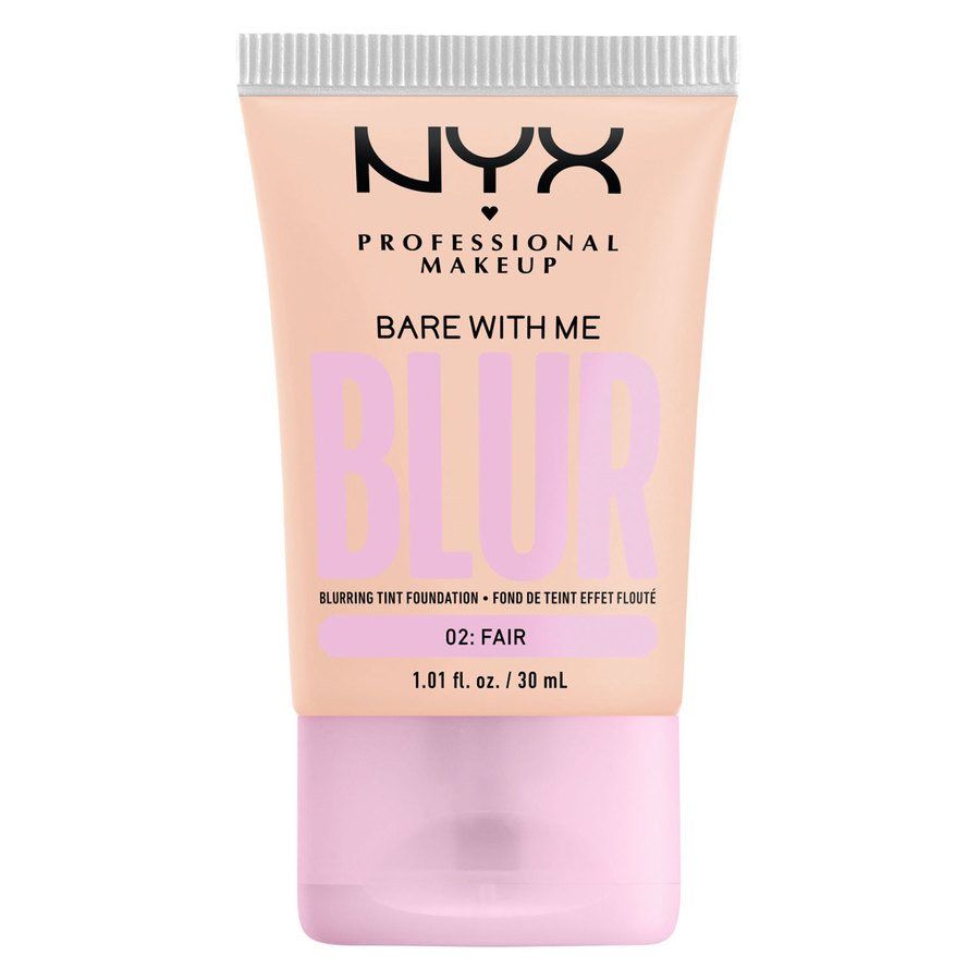 NYX Professional Makeup Fond de Teint Effet Flouté Bare With Me Blur Couvrance Moyenne Fini Naturel Niacinamide Matcha & Glycérine Hydratation Jusqu'A 12H Teinte : Fair 02 - vue 9