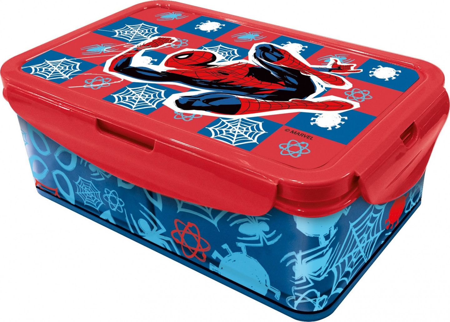 Stor - Lunch Box W/removable Compartments - Spider-man (088808737-747