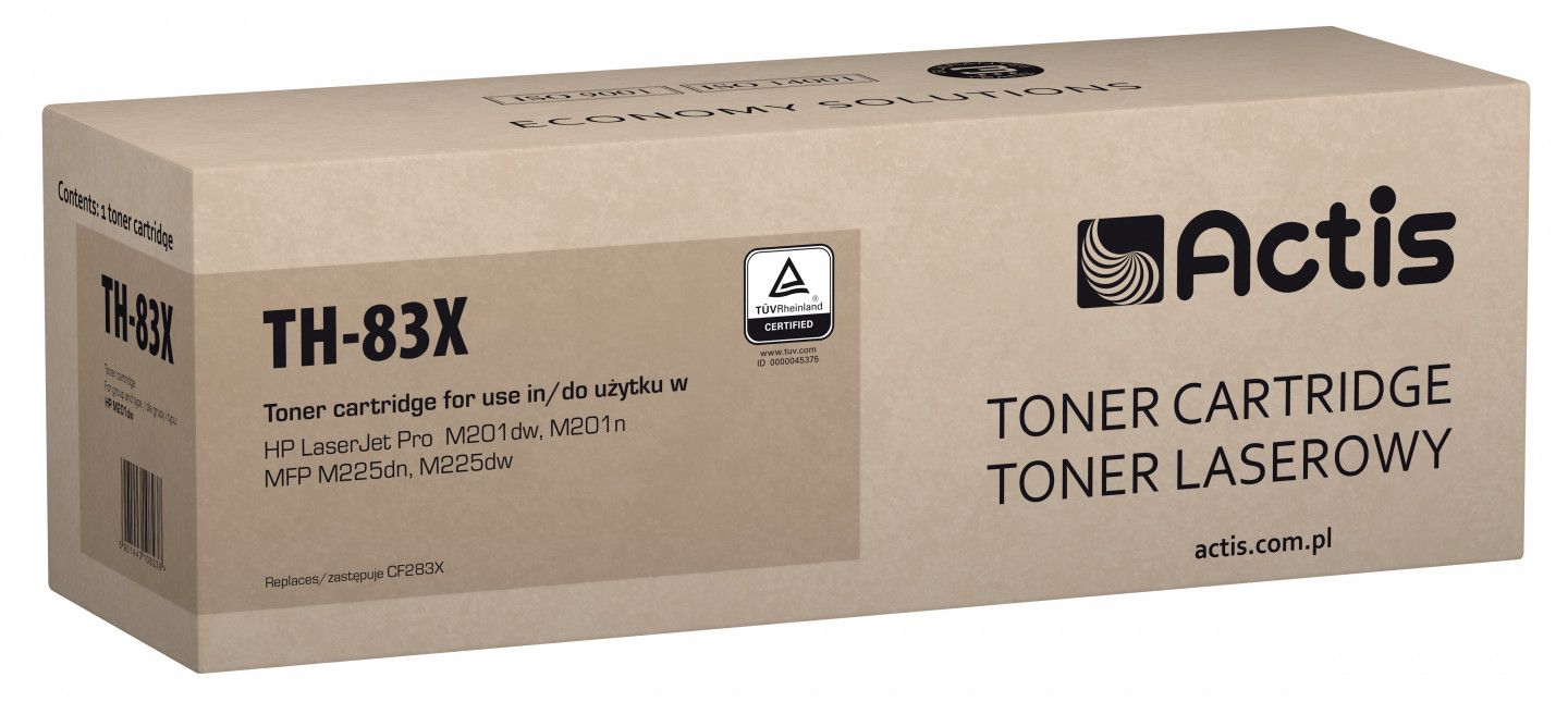 Actis Cartouche De Toner Th-83x (remplacement Hp 83x Cf283x Standard