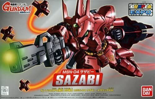 Bb Warrior Sazabi Metallic Ver. Plastic Model Gunpla Expo World Tour Japan 2013 [Import Japonais]