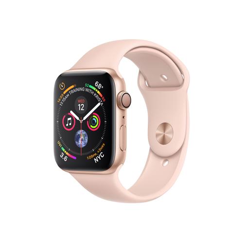 Apple Watch Series 44 Mm Boîtier En Aluminium Or Avec Bracelet Sport Rose Des Sables