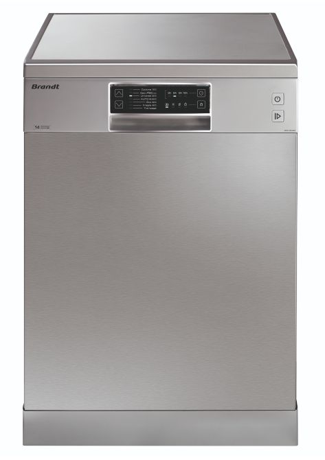 lave vaisselle BRANDT DSF34524X 14 couverts 44 dB inox - vue 3