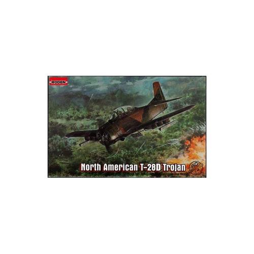 North American T-28D Trojan - Maquette D'Avion Roden Rod450-Roden