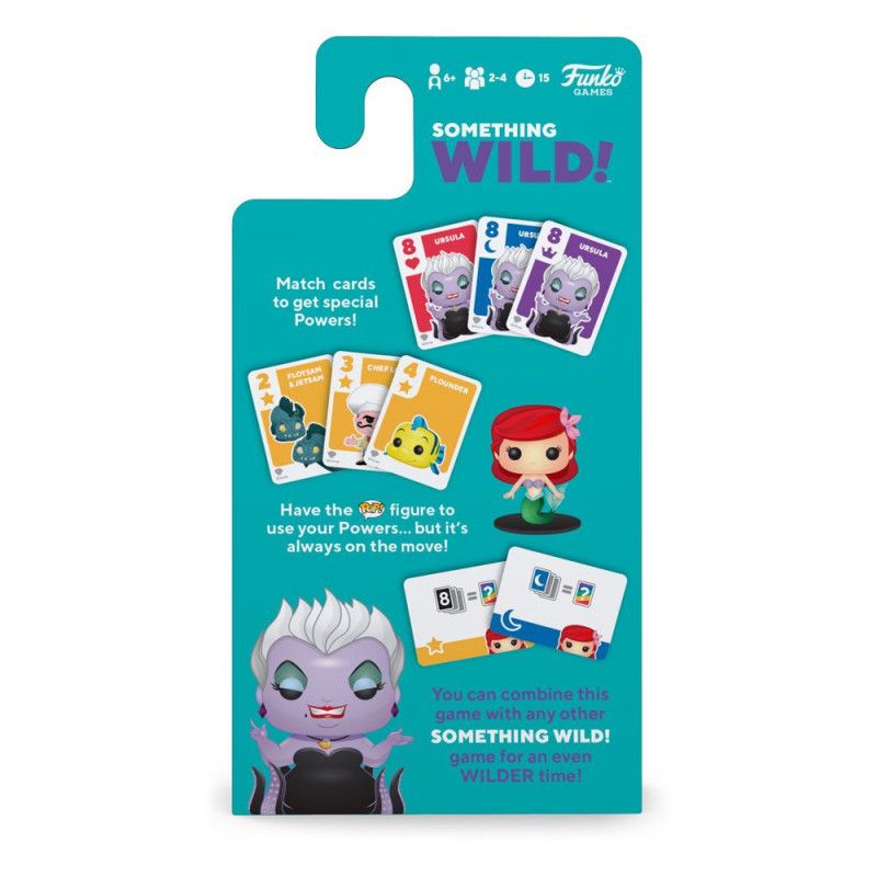La Petite Sirène Carton De 4 Jeux De Cartes Something Wild! - Français / Anglais -  Funko Fk51894