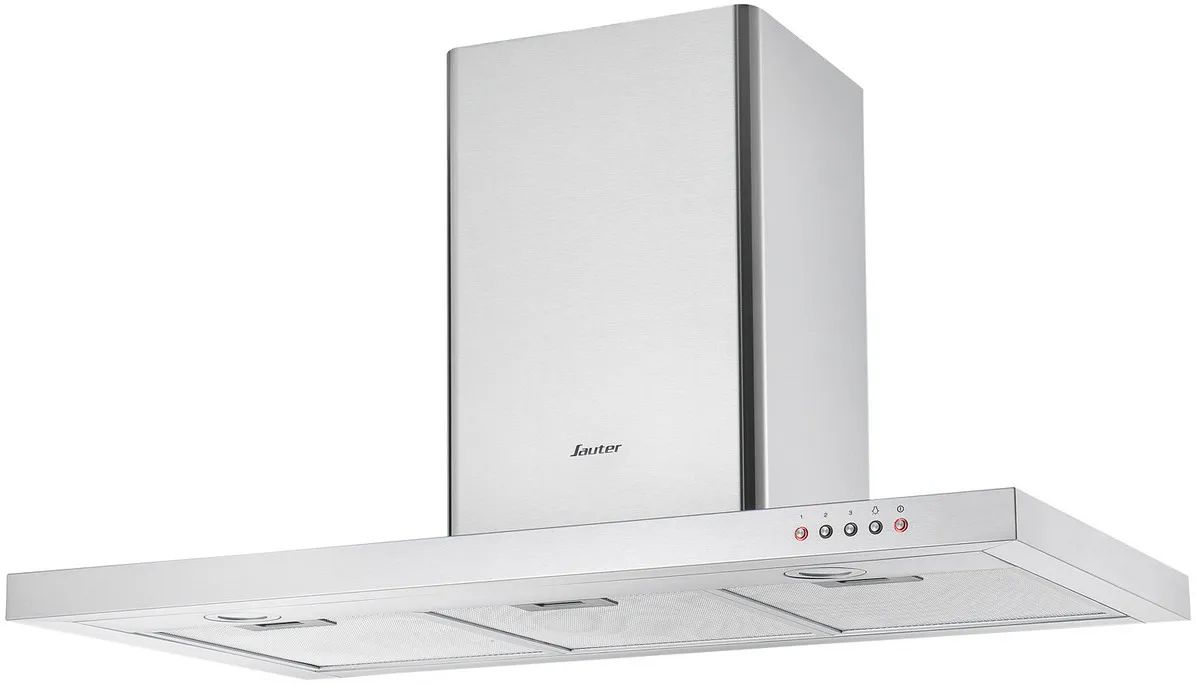 Hotte décorative murale SAUTER SHB1944IX L90 cm Inox - vue 2