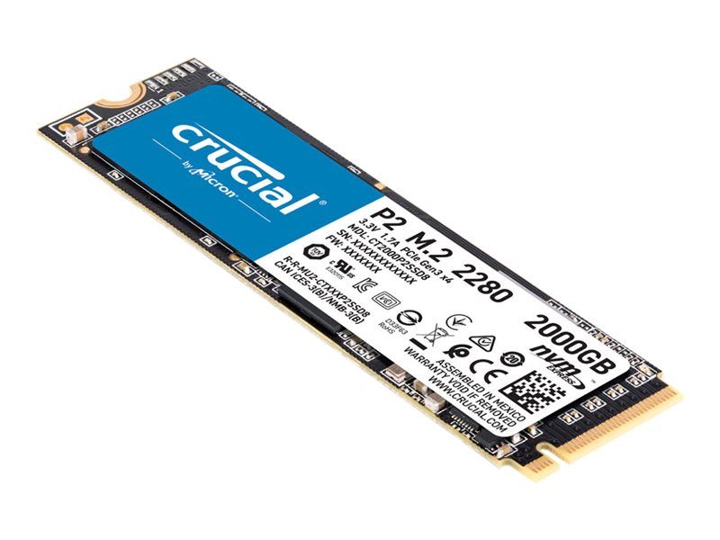 Crucial P2 .2 PCI Express 3.0 NVMe Neuf - vue 4