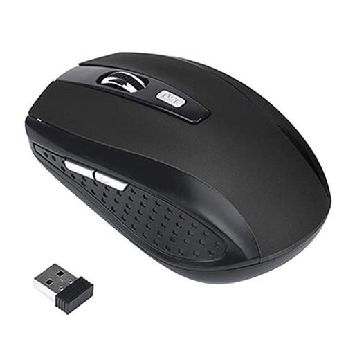 Souris Optique Sans Fil 2,4 Ghz Rã©Glable Souris Sans Fil Dpi Avec Rã©Cepteur De Souris Noir