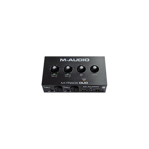 M-Audio M-Track Duo – Interface Audio / Carte Son Usb Pour Enregistrement, Streaming, Podcast Avec Entrées Xlr, Ligne Et Di, Ainsi Qu’Un Pack De Logiciels