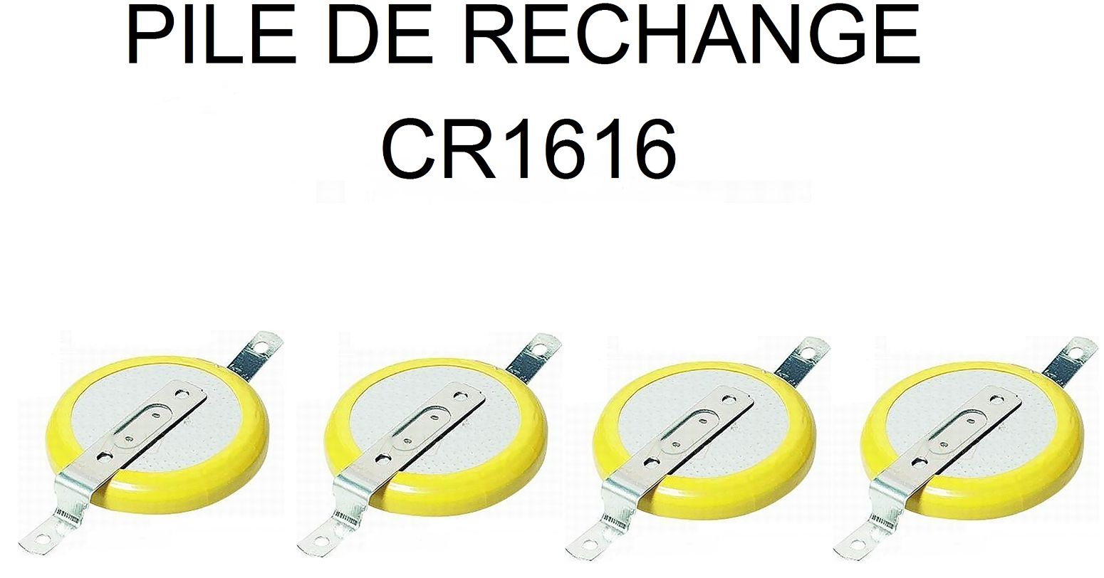 Lot 4 Piles Batterie De Rechange Cr1616 Pour Pokemon Rouge, Bleu, Jaune-Game Boy