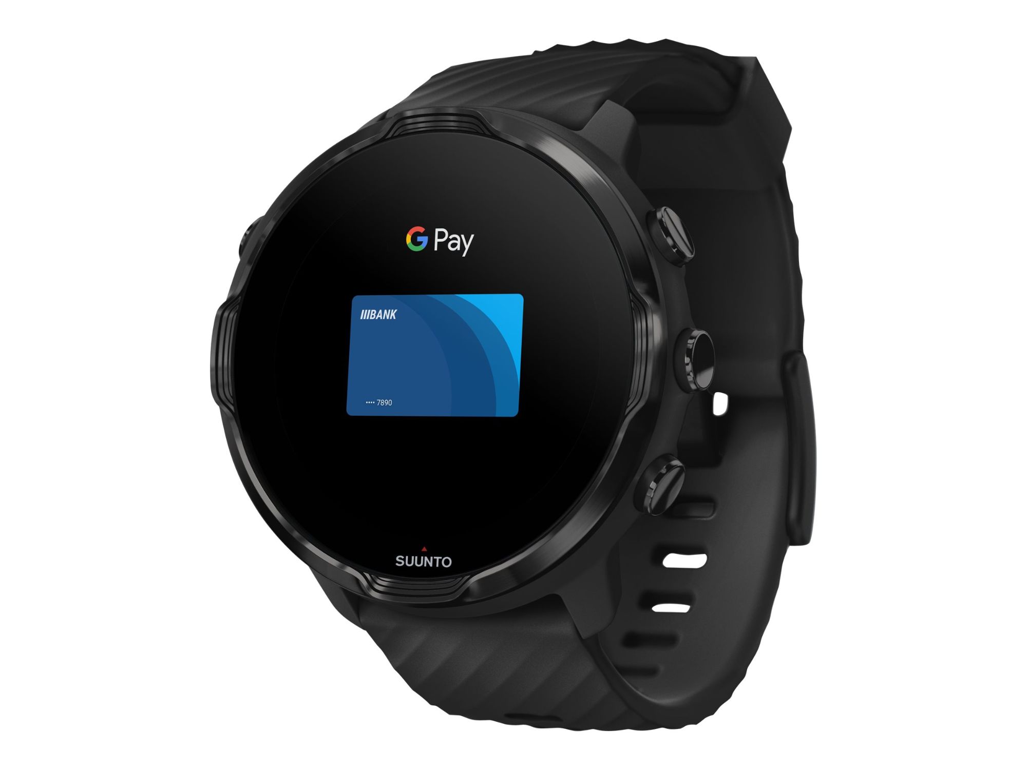 Suunto 7 Montre De Sport Avec Bracelet Silicone Taille Du Poignet : 125 230 Mm Bluetooth Wi Fi Nfc 70 G - vue 2