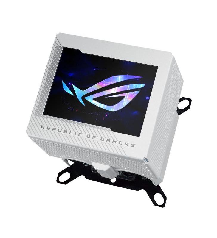ASUS ROG RYUJIN III - White Edition - bloc de refroidissement d'unité centrale par eau pour système de refroidissement - (pour : AM4, LGA1200, LGA1700, AM5, LGA115x Socket) - plaque froide en...