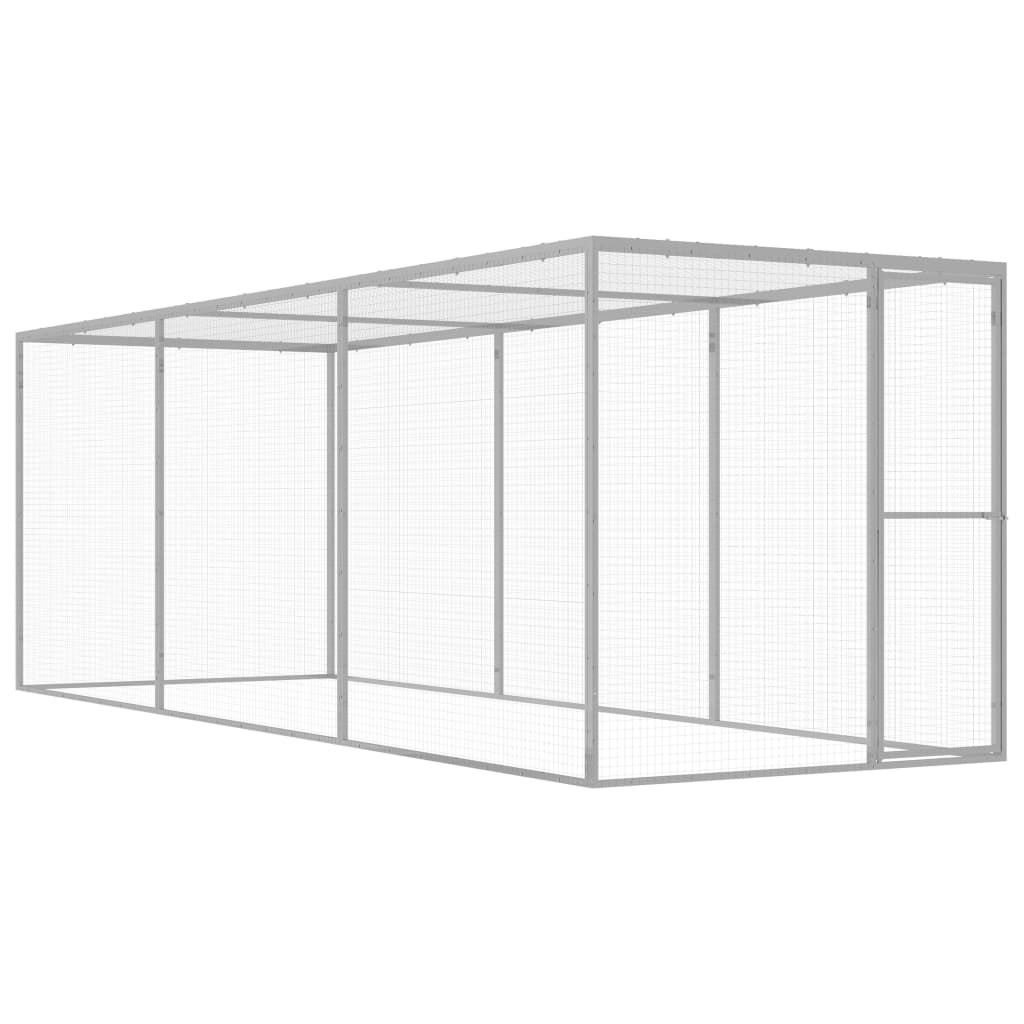 Meilleurs prix pour Vidaxl Cage Pour Chat 4,5x1,5x1,5 M Acier Galvanisé