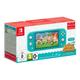 Console Nintendo Switch Lite Turquoise + Animal Crossing En Téléchargement