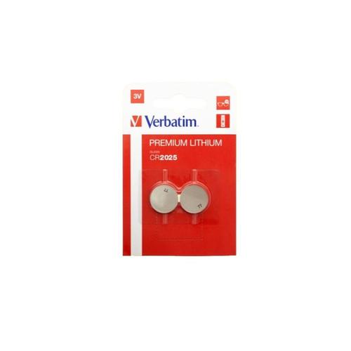 Pile Verbatim Pack De 2 Piles Bouton Cr25 3v Rakuten