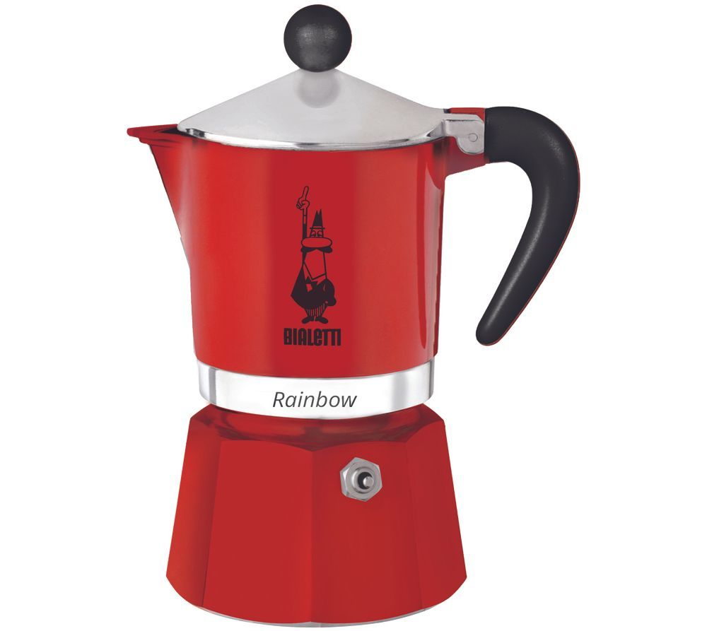 Cafetière italienne Bialetti Rainbow 6 tasses red