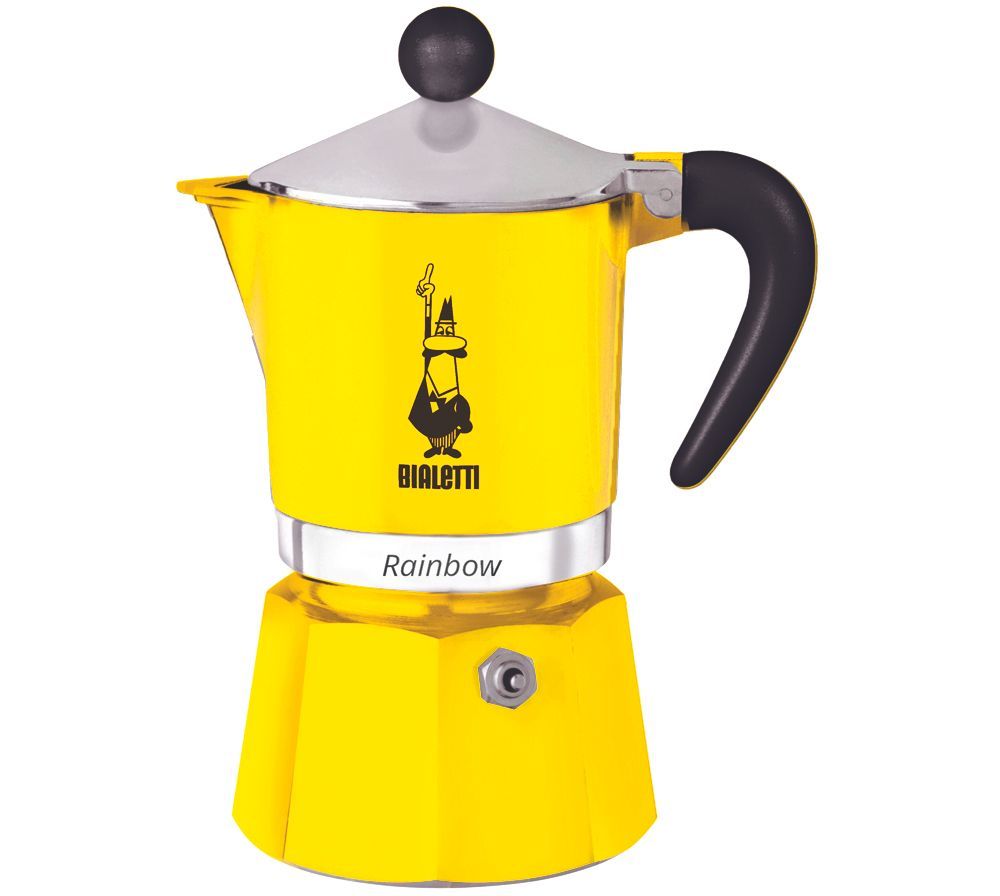Cafetière italienne Bialetti Rainbow 6 tasses Yellow