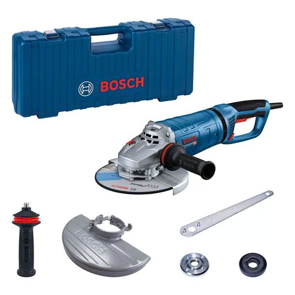 Meuleuses angulaires 230 mm GWS 27-230 PR 2700W - BOSCH - Avec coffret de transport - 06018C7101