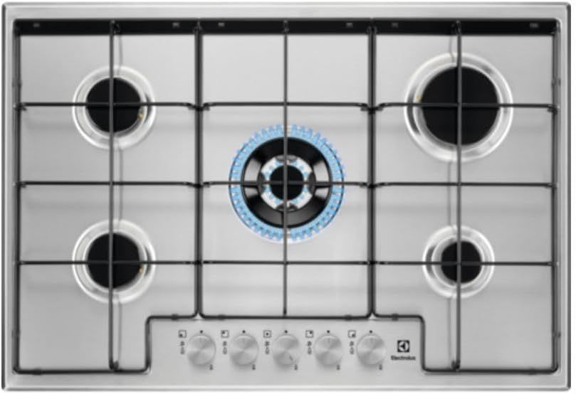Electrolux 949630942 Egs7534X Serie300 Slim Line Piano Cottura Incasso Gas 5 Fuochi Inox