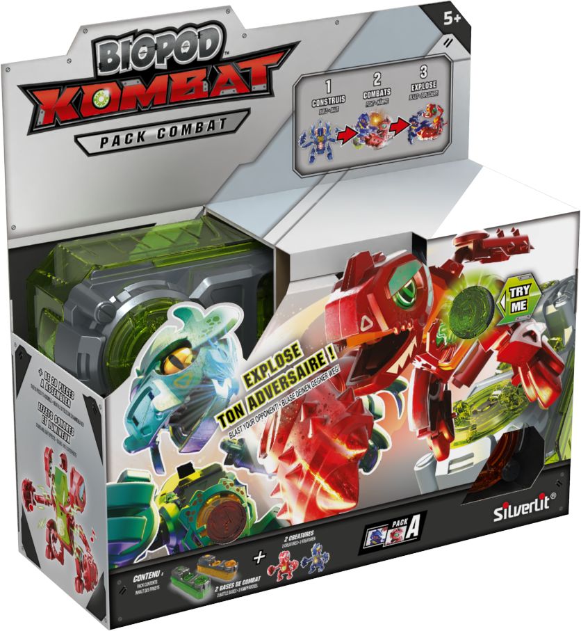 Personnage miniature YCOO Biopod Kombat Duo Pack édition dans sa Capsule Effets Sonores Et Lumineux Dès - vue 3