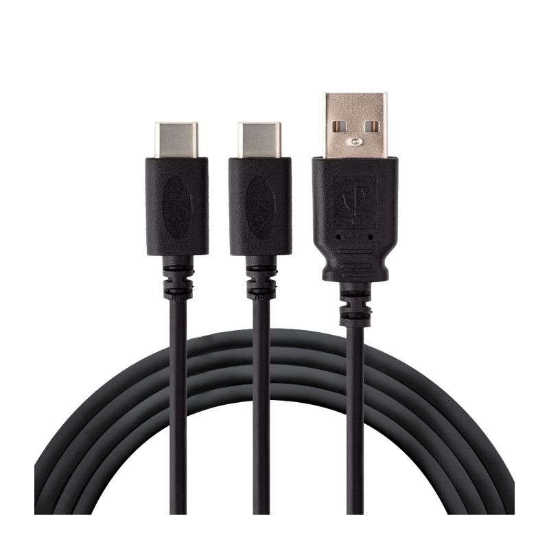 Câble de charge 2 manettes TYPE C 2 compatible PS5 - vue 3
