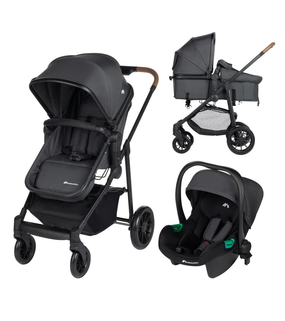 Bebeconfort poussette trio 1er âge avec siège 2 en 1 Réversible et inclinable - vue 2
