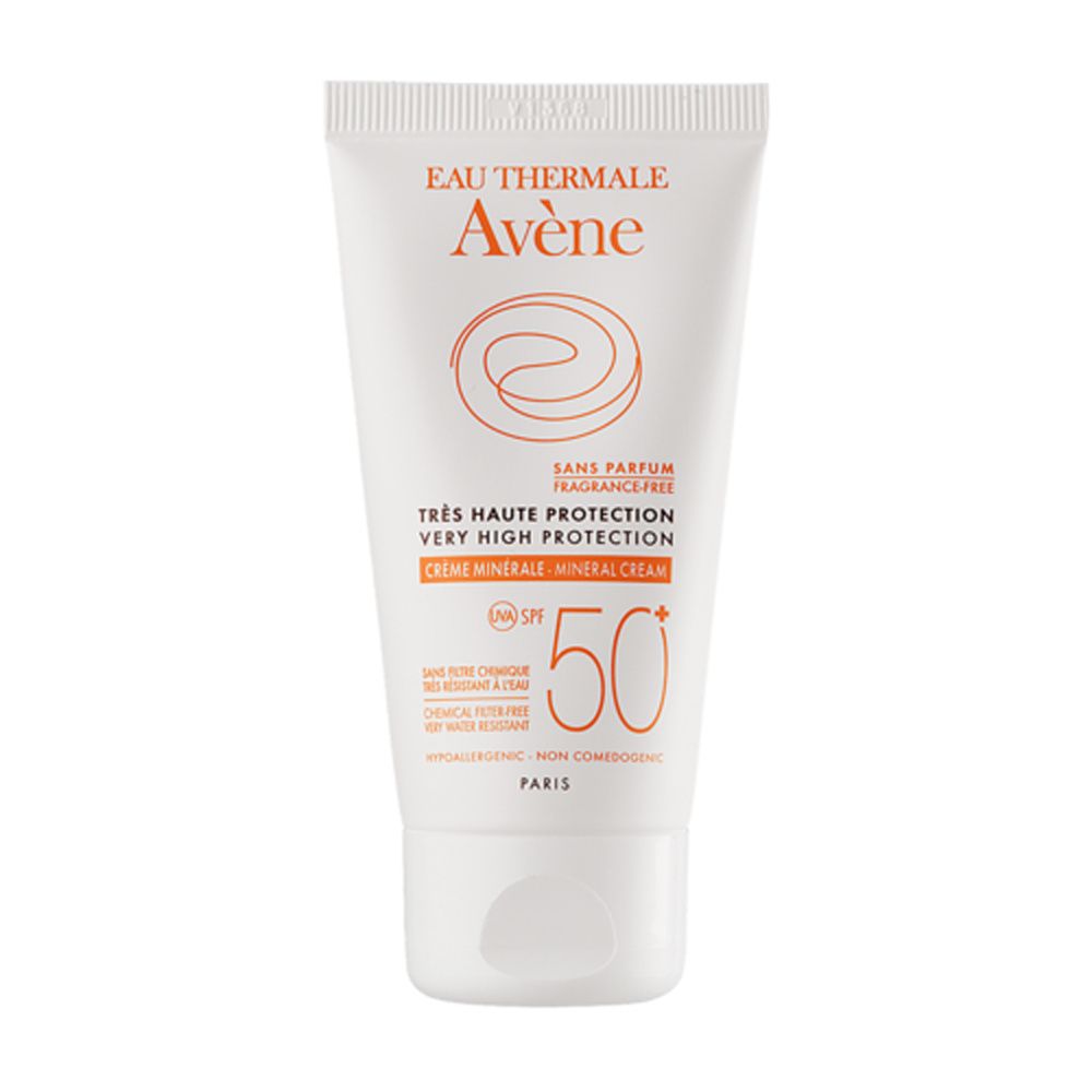 Crème Minérale Spf 50+ Peaux Intolérantes Eau Thermale Avene Le Tube De 50ml - vue 2