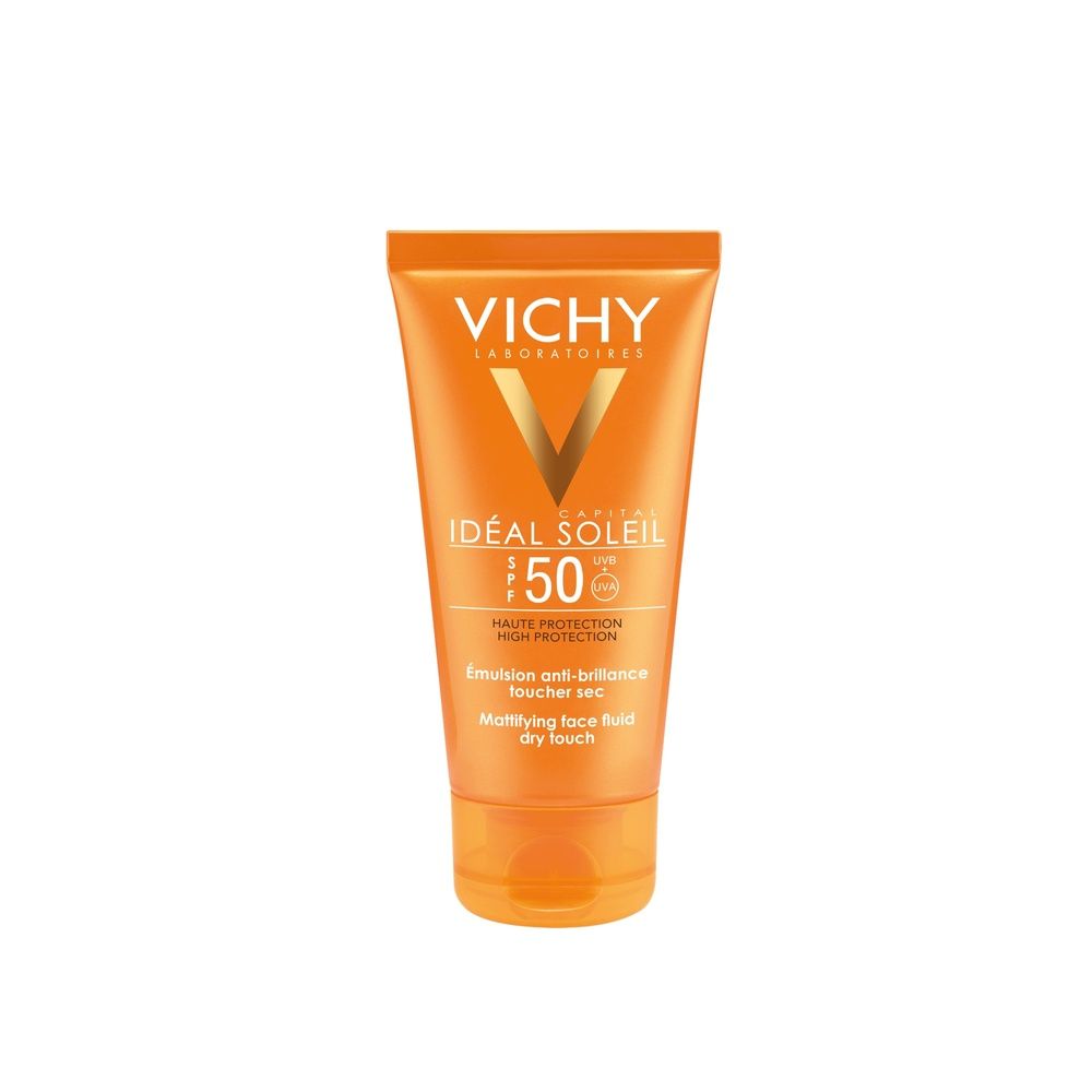 Protection Solaire Émulsion Toucher Sec Spf50+ Vichy Laboratoires Le Tube De 50ml - vue 3