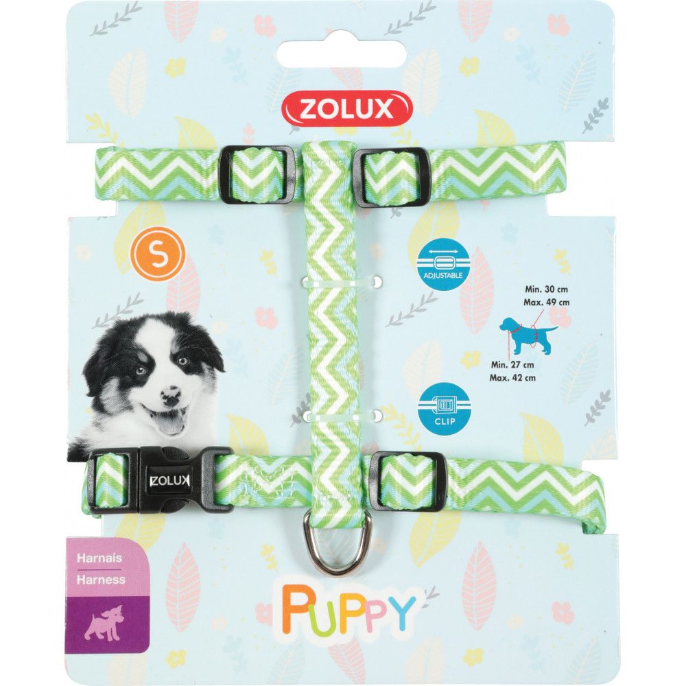 Meilleurs prix pour Zolux Harnais S Puppy Pixie. 13 Mm. 27 À 42 Cm. Couleur Vert. Pour Chiots