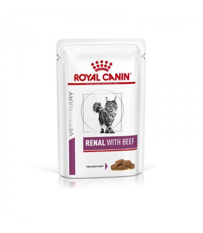 Pâtée Renal Boeuf Chat 12x85g - Veterinary Health Nutrition