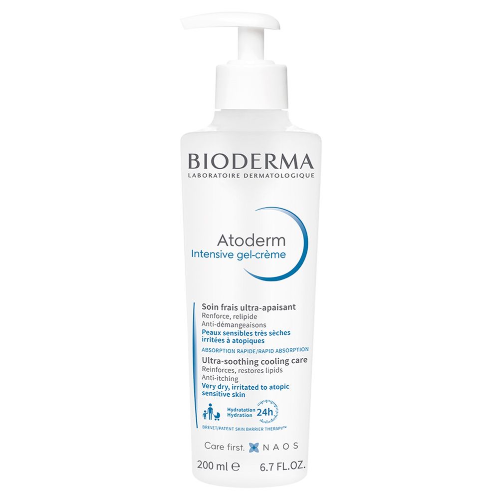 Bioderma atoderm intensive gel crème soin frais ultra apaisant 200ml - vue 3