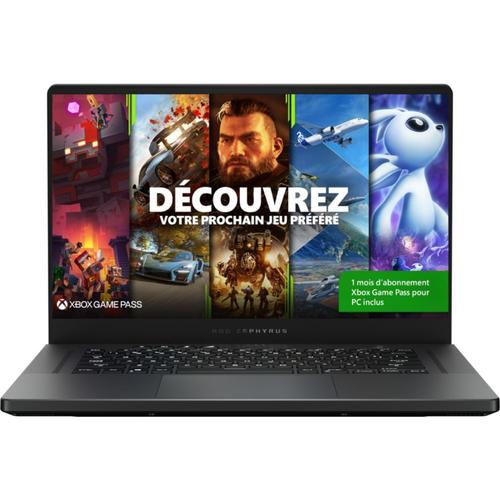 Ordinateur Portable Asus Zephyrus-G15-Ga503Qr-001T 15.6 - Ryzen 9 5900Hs 3 Ghz - Nvidia Geforce Rtx 3070 - SSD 1000 Go - Ram 32 Go