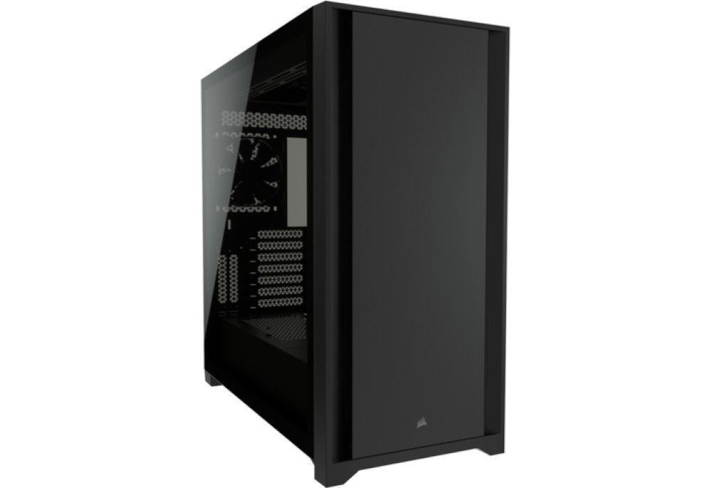 CORSAIR 5000D - Mid tower - ATX - panneau latéral fenêtré (verre trempé) - pas d'alimentation (ATX) - noir - USB/Audio