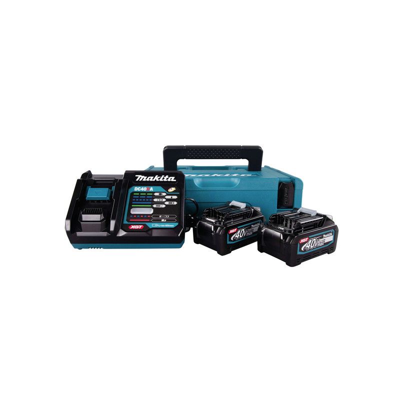 Packs Énergie 40Vmax XGT® Lithium Ion MAKITA avec 2 batteries 40V 4.0Ah MakPac 191J97 1