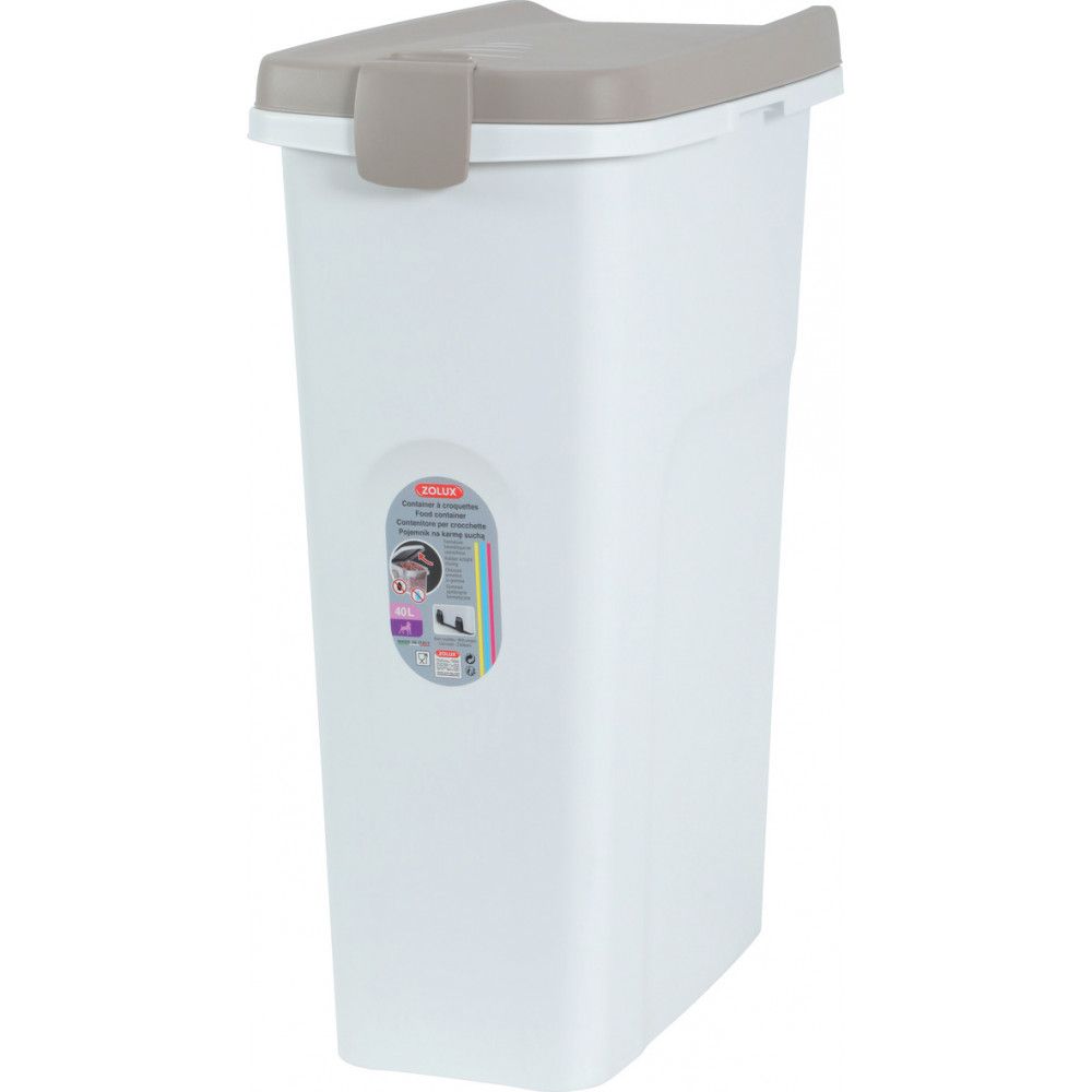 Container Plastique Hermétique De 40 Litres. Pour Croquette Chien Ou Chat.