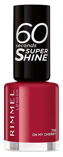 60 Seconds Super Shine #710-Oh My Cherry - Rimmel London - Crayon Blanc Pour Ongles