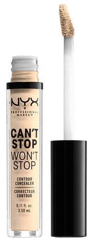 Nyx Can?T Stop Won?T Stop Full Coverage Contour Concealer Pale 3 5ml