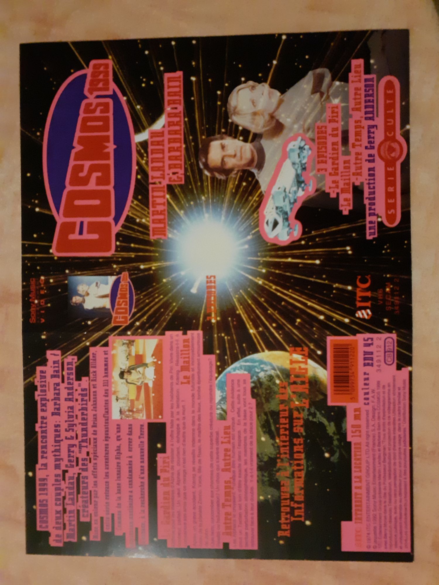 Jaquette vhs cosmos d'occasion  