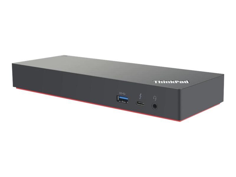 Lenovo ThinkPad Thunderbolt 3 Workstation Dock Réplicateur de port Thunderbolt 3 2 x HDMI 2 x DP 2 x Thunderbolt 1GbE 170 Watt Europe pour ThinkPad P1 P1 2nd Gen P14s Gen 1 ...
