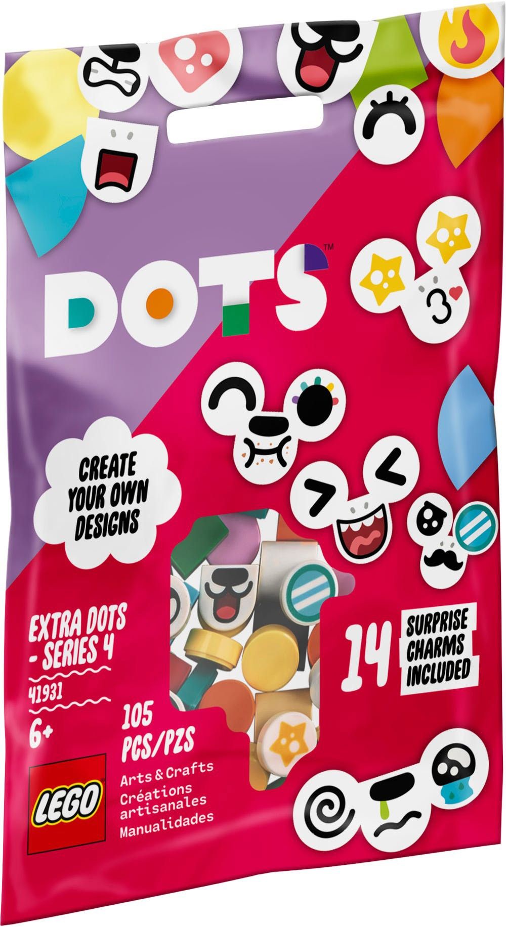 Lego Dots Tuiles De Décoration Dots Série 4 41931