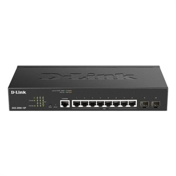 D Link DGS 2000 10P 8 ports /101001000Avec POEManageable8 - vue 2