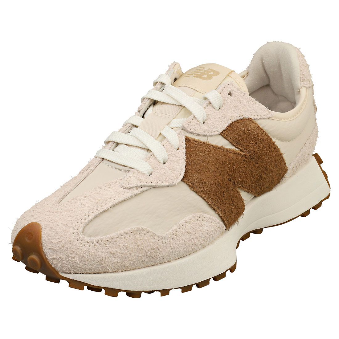 New Balance Chaussures 327 Homme - Baskets En Textile Et Suédé Beige Brun - 42