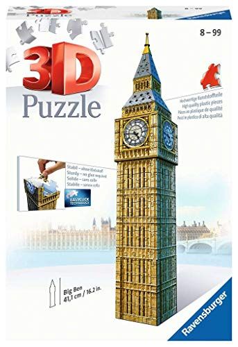 Puzzle 3D 216 pièces : Big Ben Londres Ravensburger France - vue 2